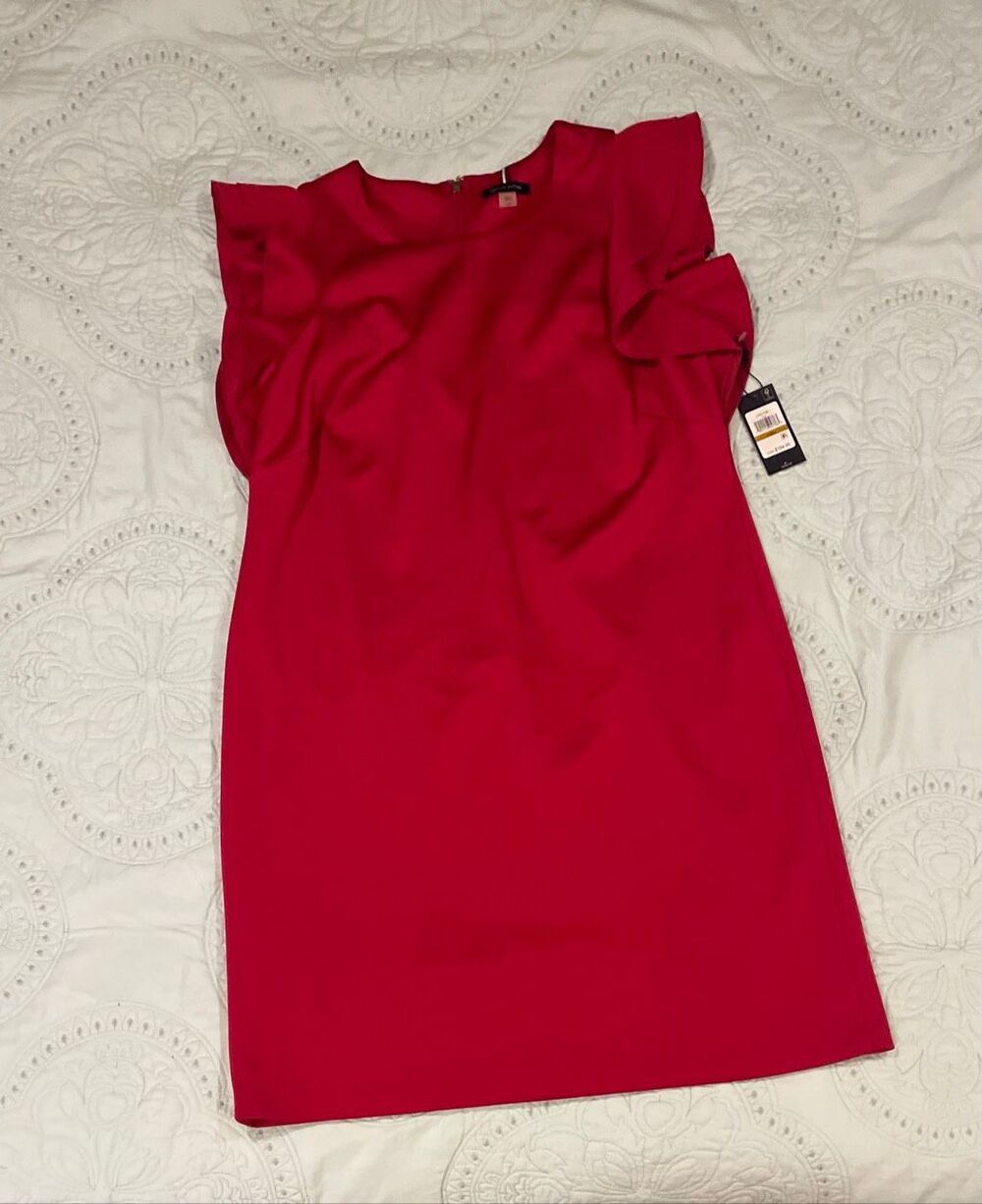 Tommy Hilfiger Red Cocktail Dress 16W New
